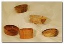 Condiment Saucers in Wood