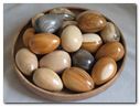Wooden Eggs in Various Timbers