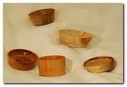 Wooden Condiment Saucers